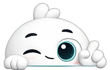 체크리스트를 가리키는 빠꼼이 마스코트